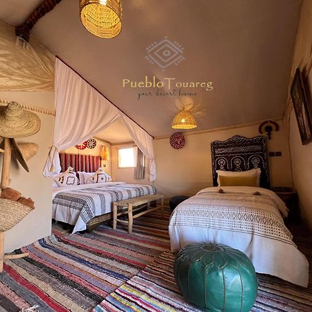 Pueblo Touareg - Private Tents Мерцуга Екстериор снимка