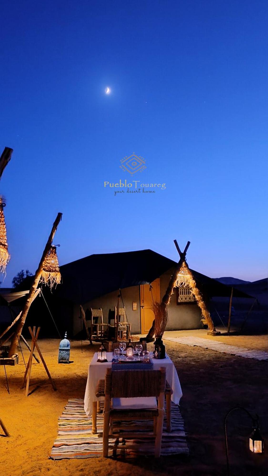 Pueblo Touareg - Private Tents Мерцуга Екстериор снимка