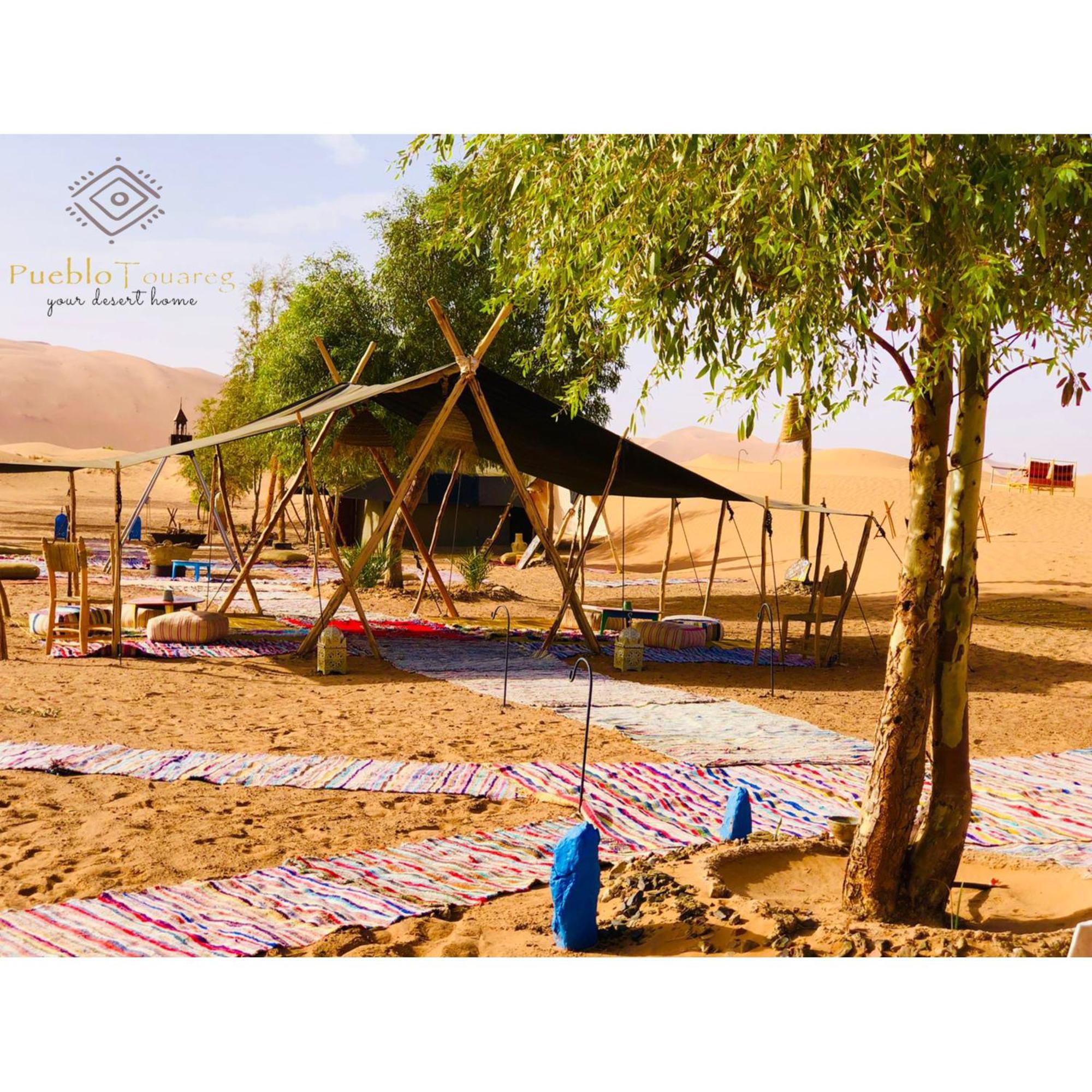 Pueblo Touareg - Private Tents Мерцуга Екстериор снимка