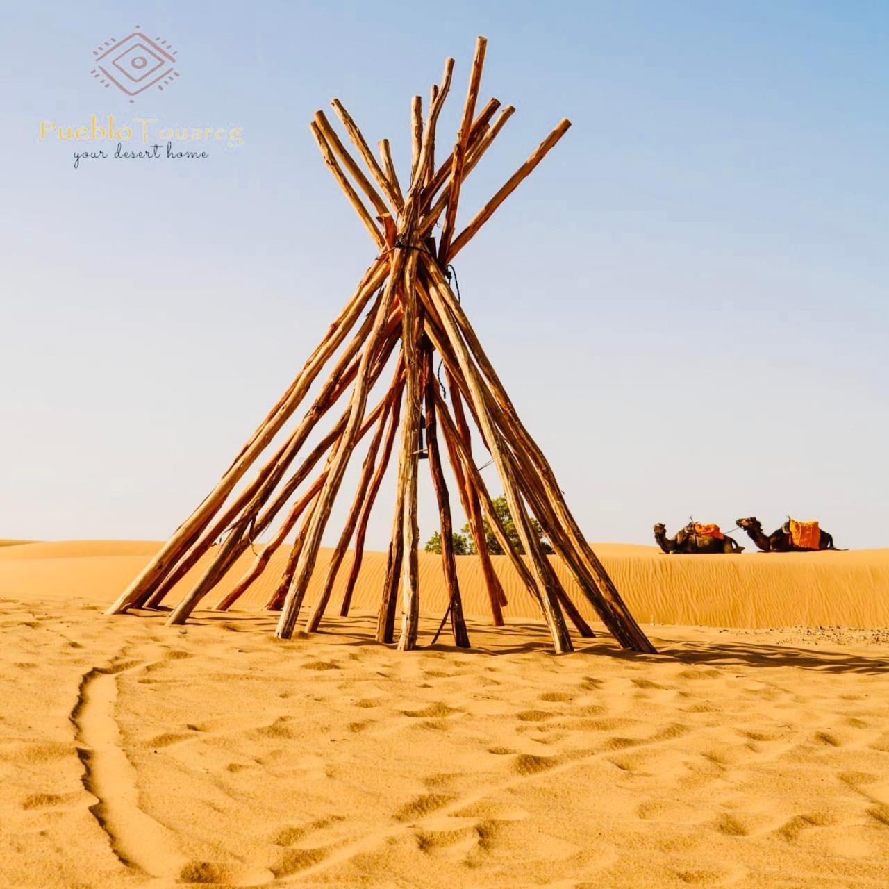 Pueblo Touareg - Private Tents Мерцуга Екстериор снимка