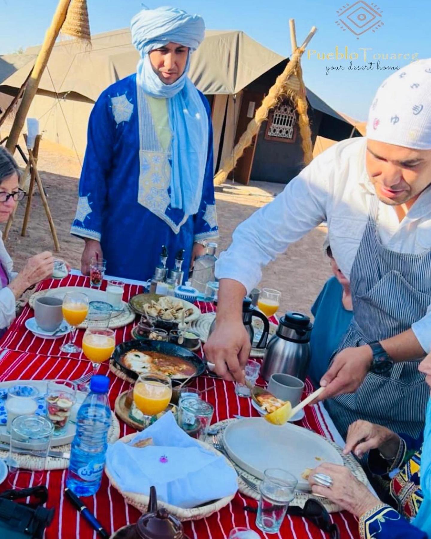 Pueblo Touareg - Private Tents Мерцуга Екстериор снимка
